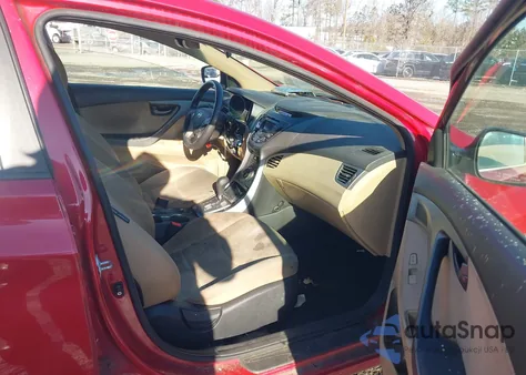 2013 Hyundai Elantra Gls из США, поврежденный, VIN KMHDH4AE4DU973064